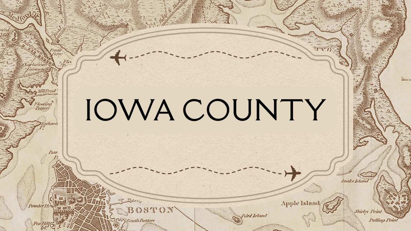Iowa County Map | IA Counties with Cities