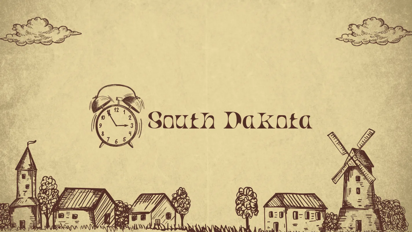 Blank South Dakota Map | Printable SD Map PDF