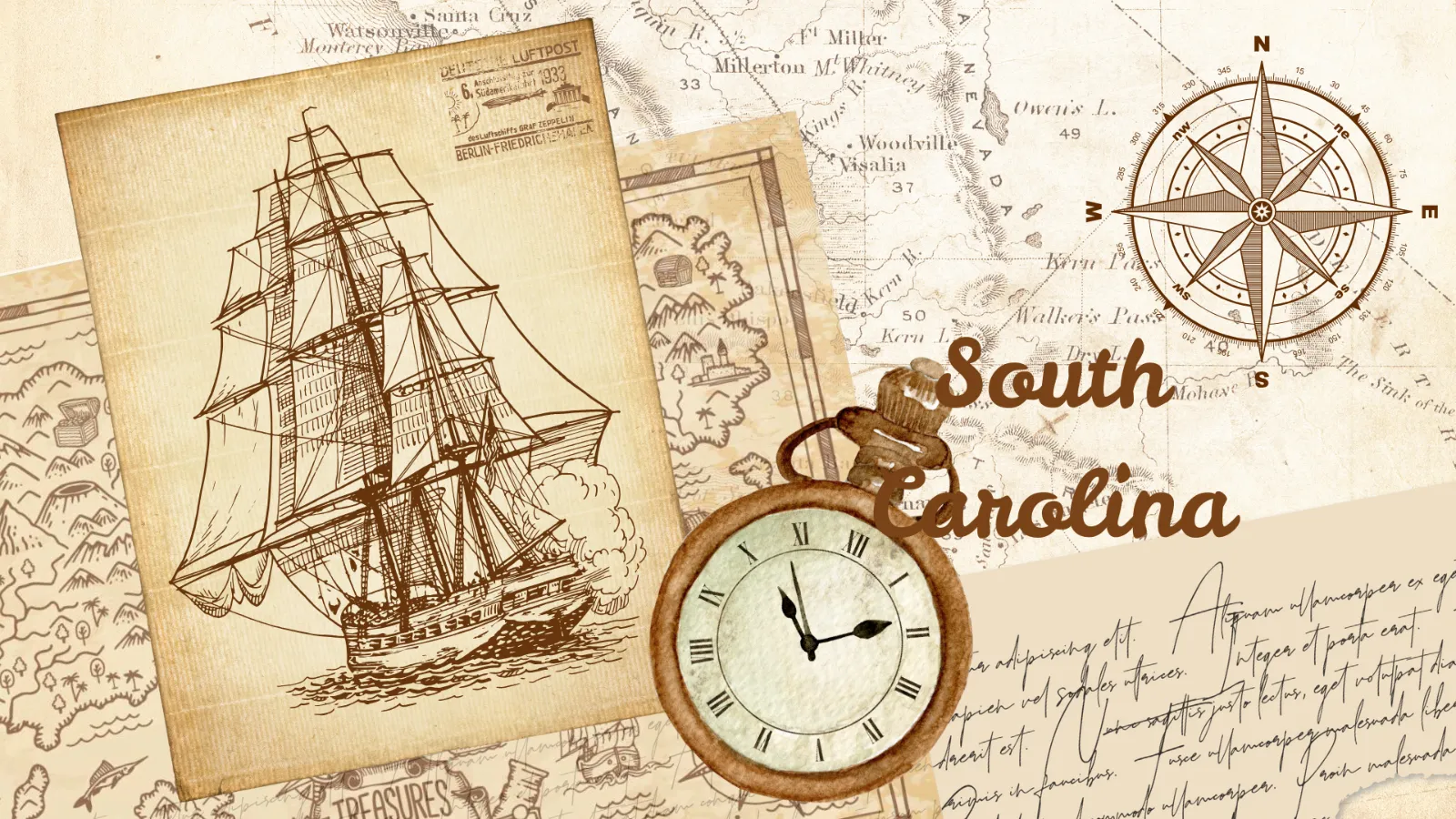 Blank South Carolina Map | Printable SC Map PDF