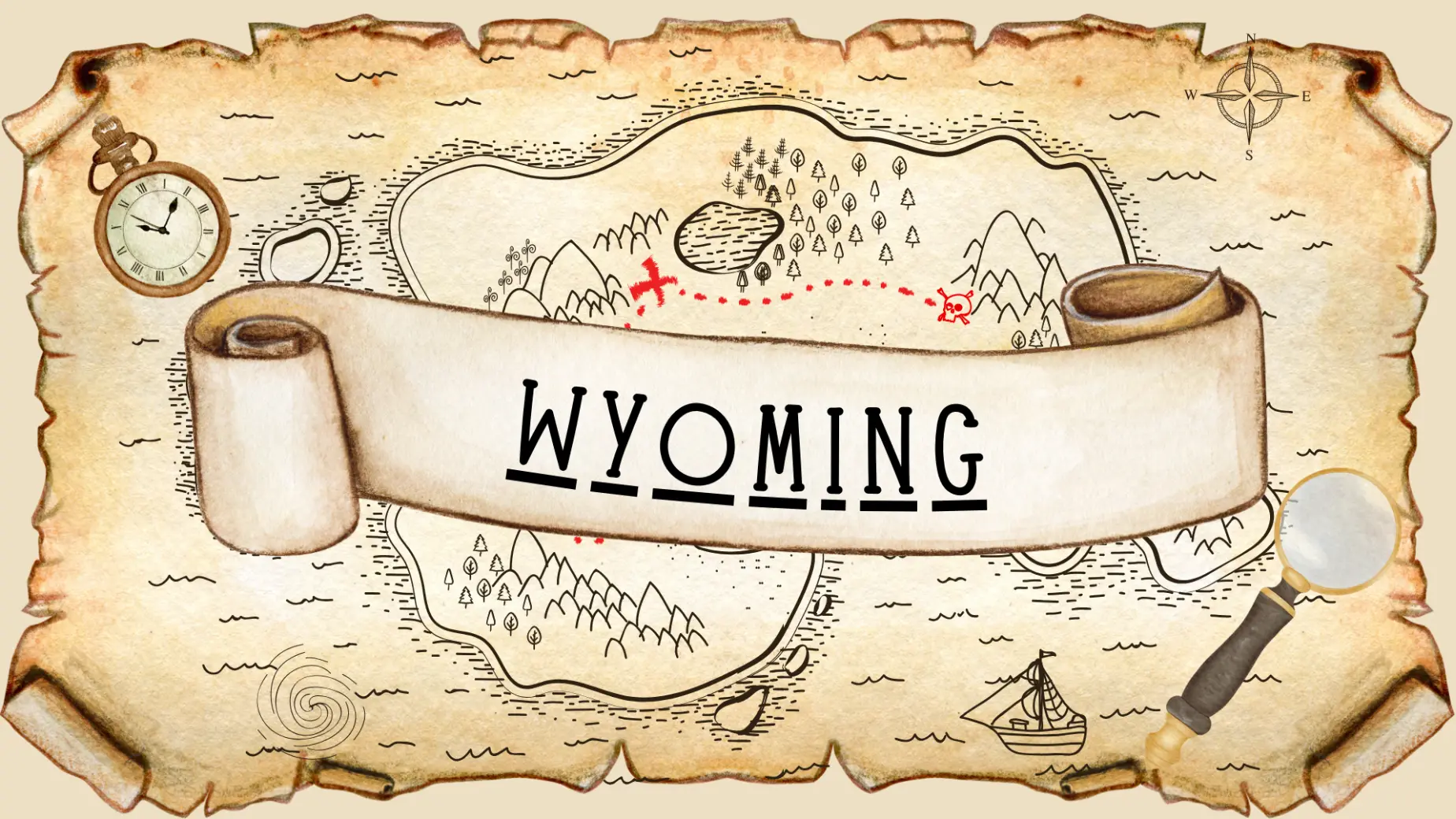 Wyoming County Map | WY Counties with Cities
