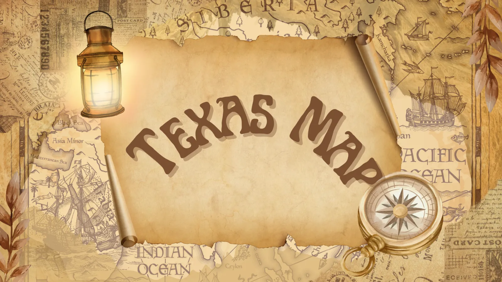 Blank Texas Map | Printable TX Map PDF